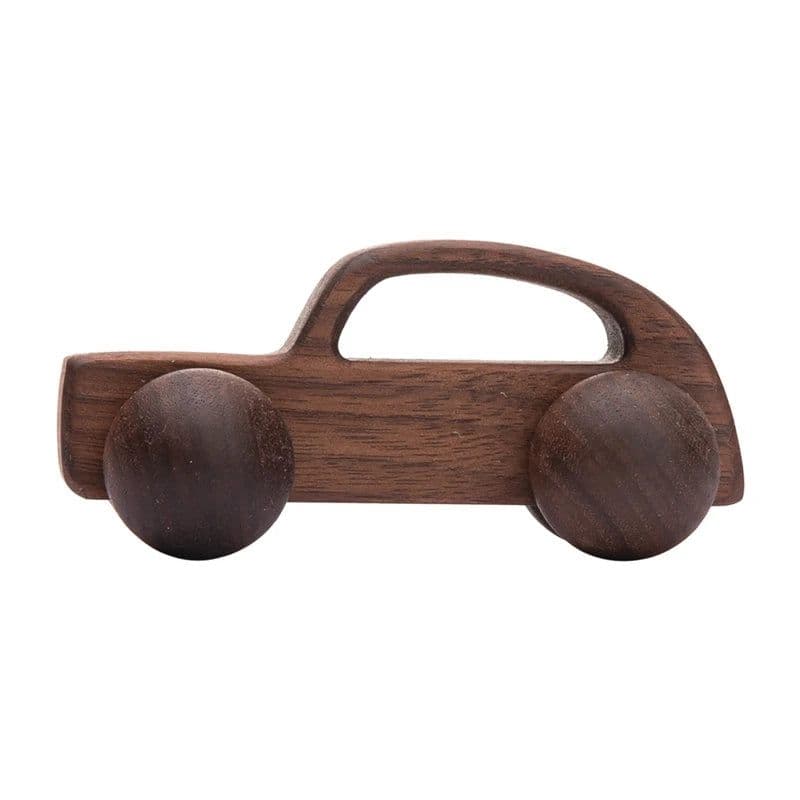 image-Baby Carrier Wooden Car Blocks - Educational Beech Wood Toys for Children