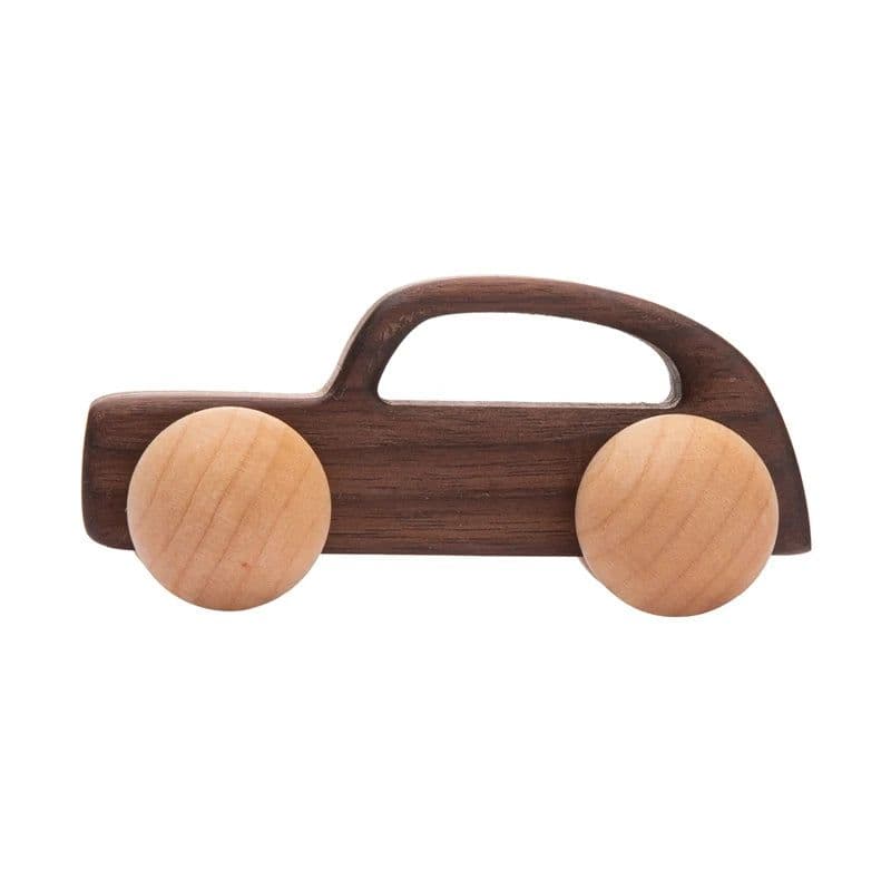 image-Baby Carrier Wooden Car Blocks - Educational Beech Wood Toys for Children