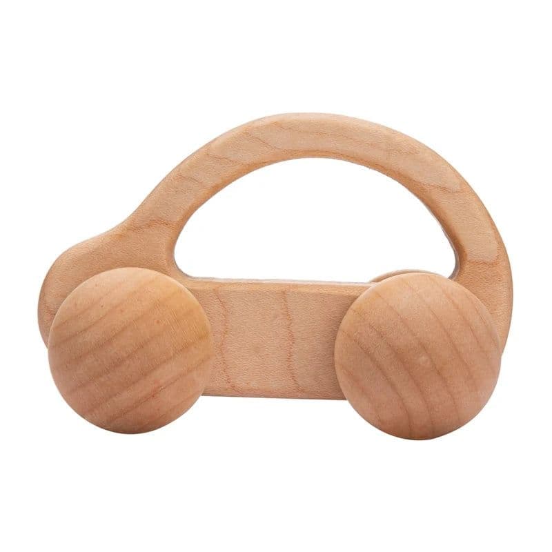 image-Baby Carrier Wooden Car Blocks - Educational Beech Wood Toys for Children
