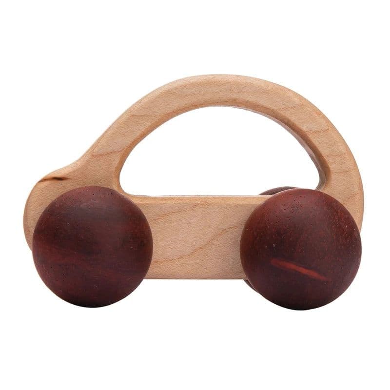image-Baby Carrier Wooden Car Blocks - Educational Beech Wood Toys for Children