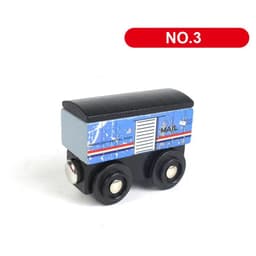 image-SKXNIER Magnetic Wooden Train Car - Educational Railway Toy for Kids