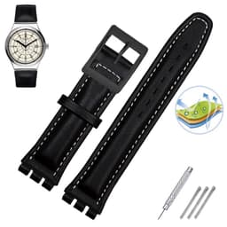image-ZETHYDUM Genuine Leather Wrist Strap – Durable & Stylish Watchband 17mm 19mm