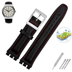 image-ZETHYDUM Genuine Leather Wrist Strap – Durable & Stylish Watchband 17mm 19mm