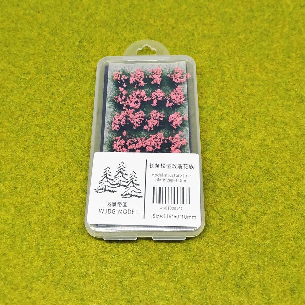 image-WJDG-Model Mini Flower Clusters for Realistic DIY Scenery & Landscapes