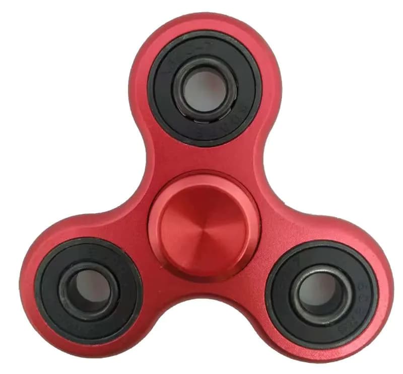 image-Fradoo Triangle Metal Spinner - R188 Bearing for Long Spin Times