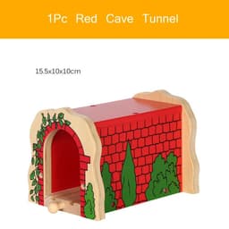 image-Wooden Train Track Accessories - Educational Fun for Kids - Track Toys