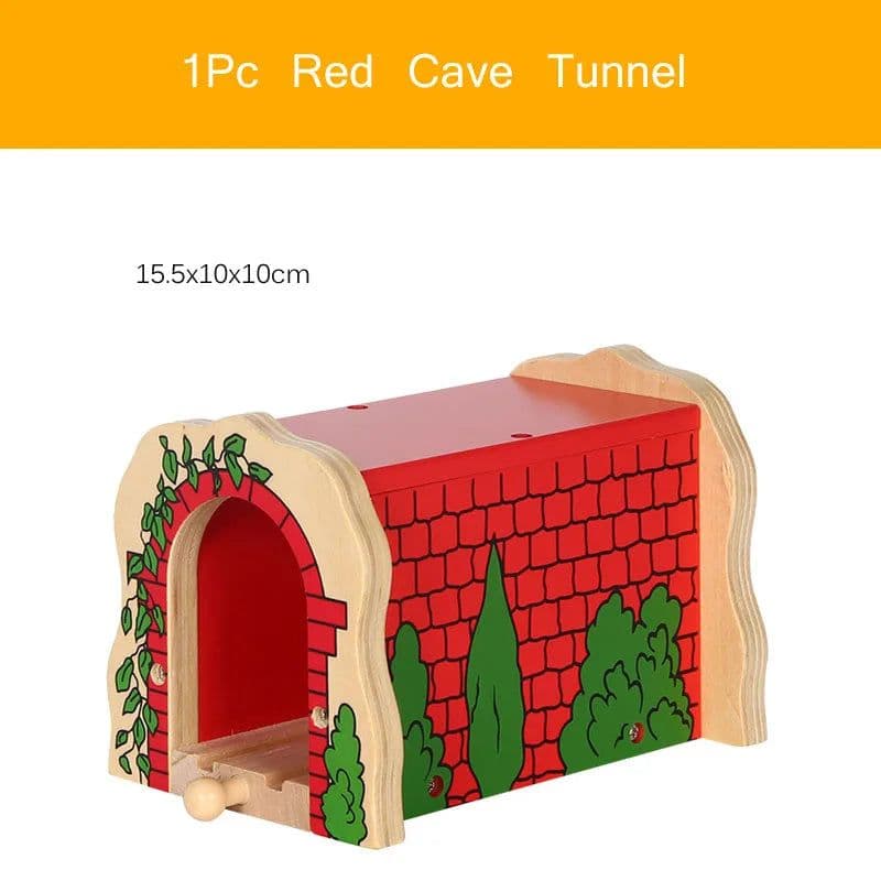image-Wooden Train Track Accessories - Educational Fun for Kids - Track Toys