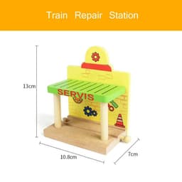 image-Wooden Train Track Accessories - Educational Fun for Kids - Track Toys