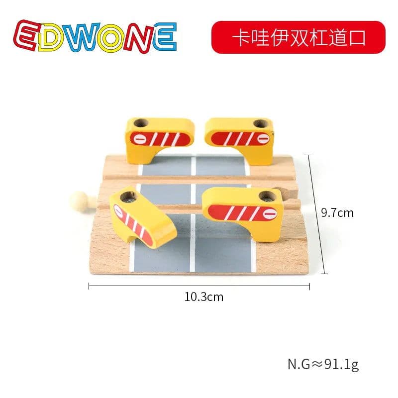 image-Wooden Train Track Accessories - Educational Fun for Kids - Track Toys