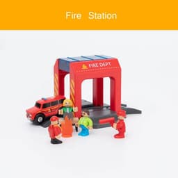 image-Wooden Train Track Accessories - Educational Fun for Kids - Track Toys