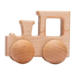 image-Organic Beech Wooden Animal Block Toy Car for Babies - Montessori Gift