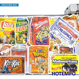 image-HOTEMPO Retro Art Stickers - Waterproof & Reusable for Various Surfaces