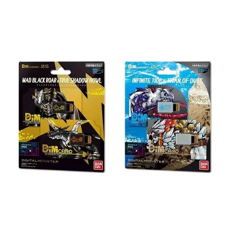 image-Bandai Digimon Adventure V-mon Armadimon DIM Card with Special Storage Box