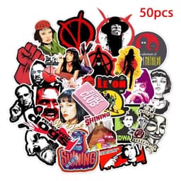 image-Classic Movie Stickers - Waterproof Art for Luggage, Laptop & Skateboard
