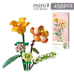 image-Szxhf Building Block Flower - Educational Toy for Motor Skills Development