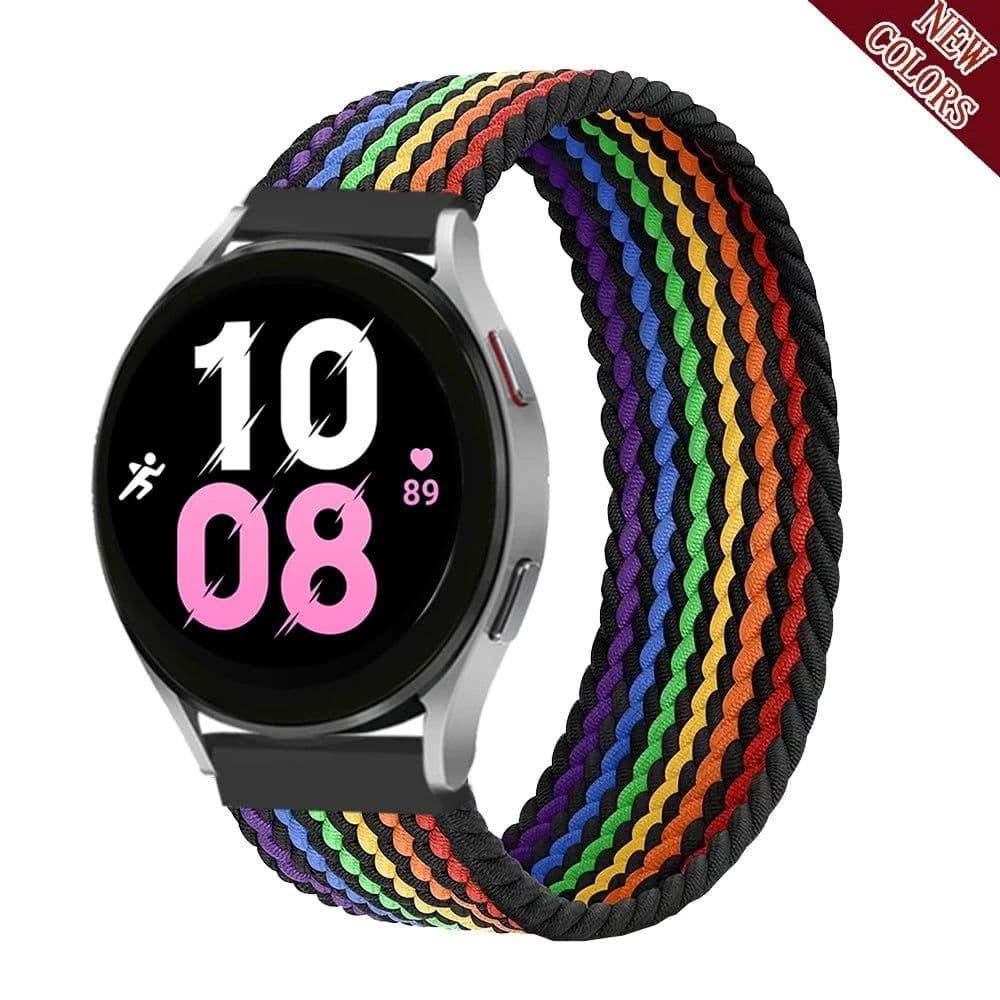 image-I LOVE LUO Braided Solo Loop Band for Samsung & Huawei Watches - 20mm/22mm