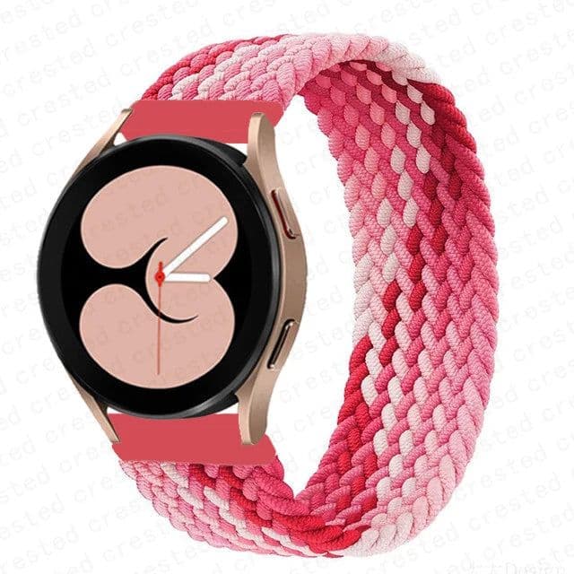 image-I LOVE LUO Braided Solo Loop Band for Samsung & Huawei Watches - 20mm/22mm