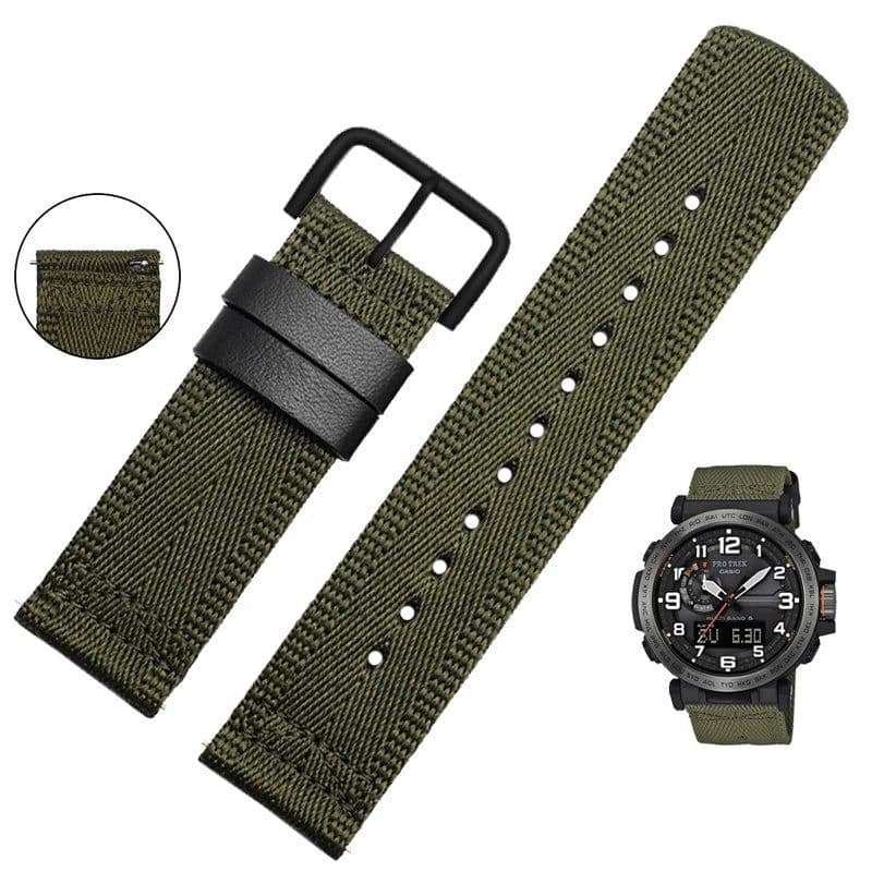 image-Zhuolei Nylon Watchband - Durable Comfort for Traditional Watches