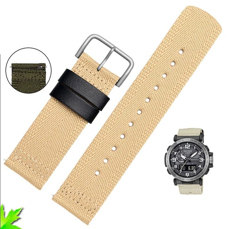 image-Zhuolei Nylon Watchband - Durable Comfort for Traditional Watches