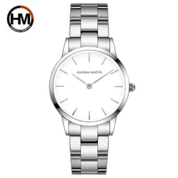 image-Hannah Martin Luxury Waterproof Quartz Watch – Stylish Gold Wrist Timepiece