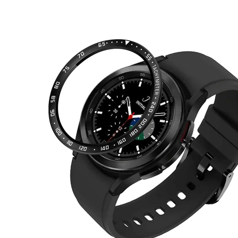 image-UIENIE Stylish Bezel Ring for Samsung Galaxy Watch 4 Classic 46mm - Unique Design