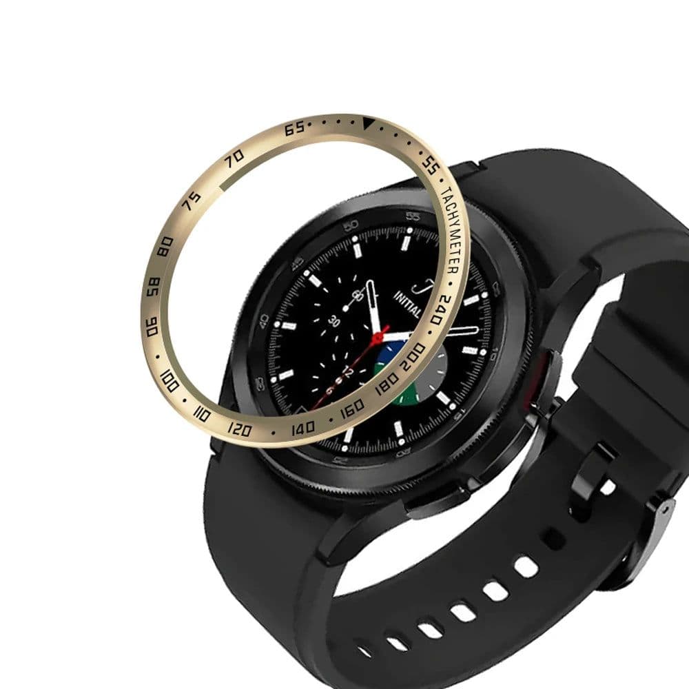 image-UIENIE Stylish Bezel Ring for Samsung Galaxy Watch 4 Classic 46mm - Unique Design