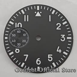 image-Goutent 37mm Brass Dial with Luminous Features for Custom Watches