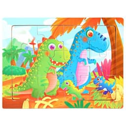 image-YunDuo BaBy Wooden Animal Jigsaw Puzzle for Early Learning & Fun