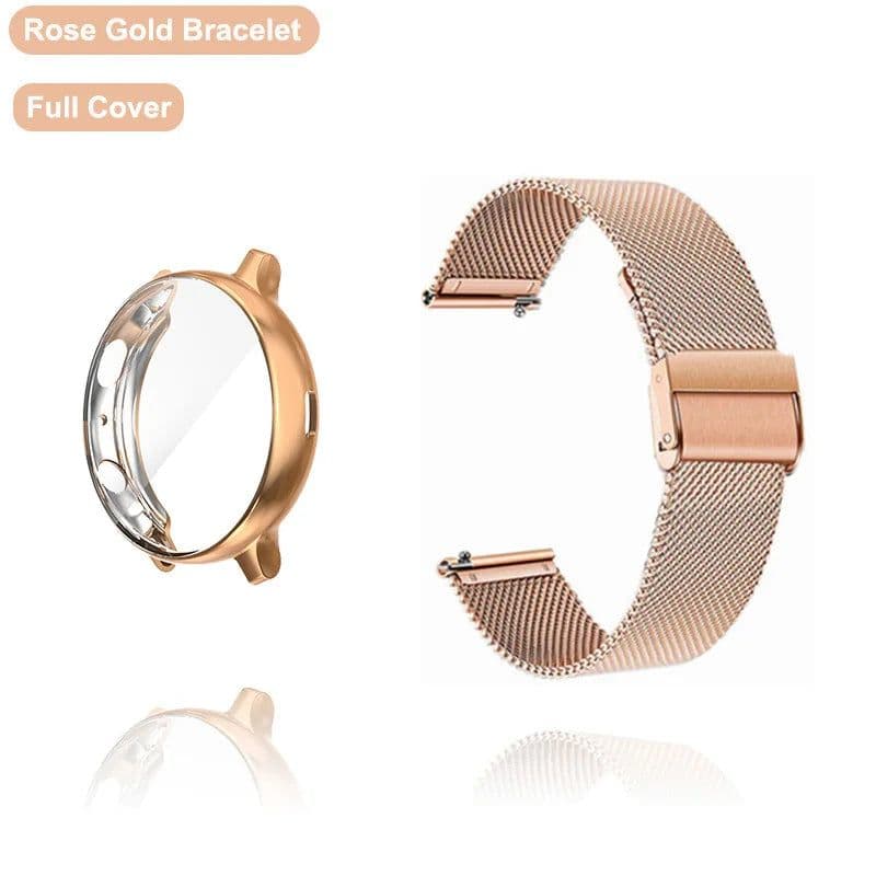 image-JLGroppod Stylish Milanese Watch Strap with Case for Samsung Galaxy Watch