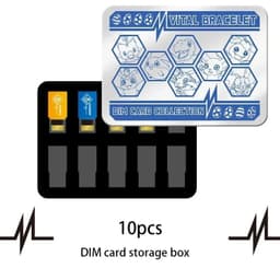 image-Bandai Digimon Adventure V-mon Armadimon DIM Card with Special Storage Box