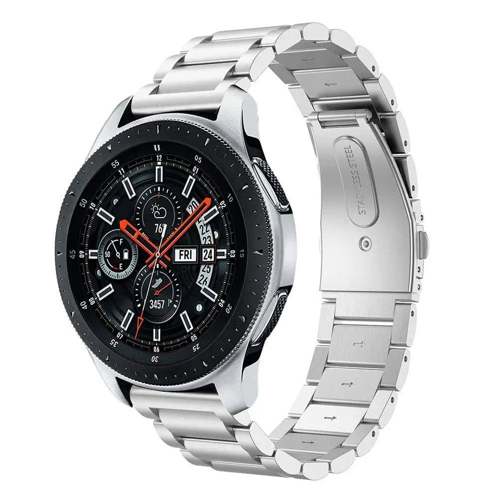 image-Stainless Steel Watch Band for Samsung Galaxy Watch 6/5/4 & Huawei GT2