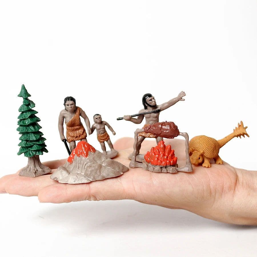 image-SamKaLa Evolutionary Human Models - Educational Prehistoric Figurine Set