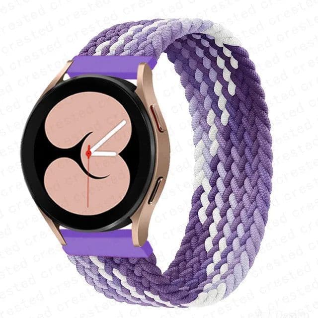 image-I LOVE LUO Braided Solo Loop Band for Samsung & Huawei Watches - 20mm/22mm