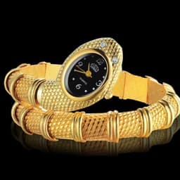 image-SOXY Luxury Gold Snake Watch - Fashionable Bracelet Style for Women