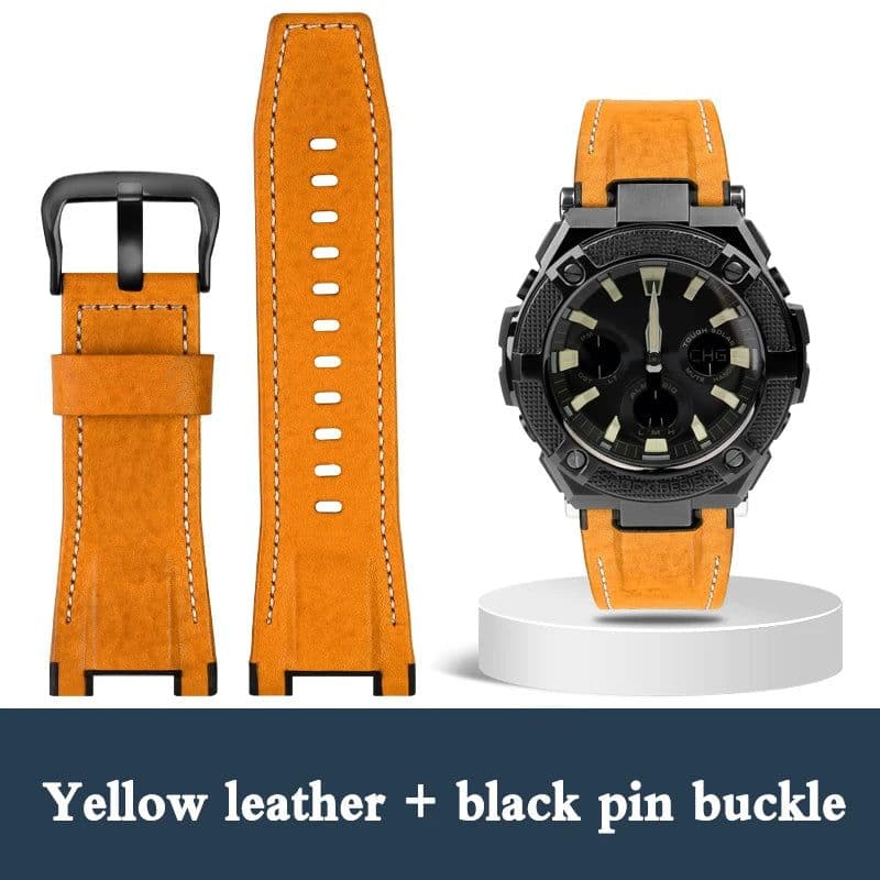 image-ZETHYDUM Premium Leather Watchband - Customisable Length & Design