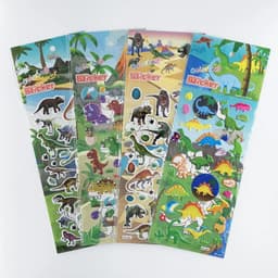 image-Monssjay Cartoon Stickers - Easy to Remove and Safe for Walls - 4 Sheets Set