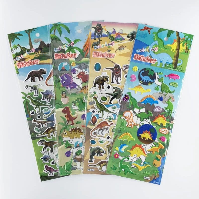 image-Monssjay Cartoon Stickers - Easy to Remove and Safe for Walls - 4 Sheets Set