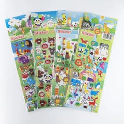 image-Monssjay Cartoon Stickers - Easy to Remove and Safe for Walls - 4 Sheets Set