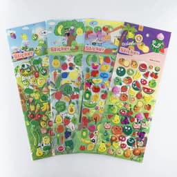 image-Monssjay Cartoon Stickers - Easy to Remove and Safe for Walls - 4 Sheets Set