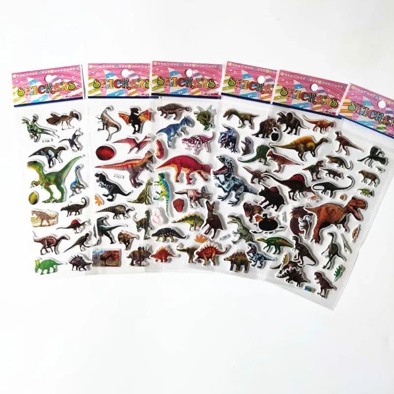 image-HZFZ Colourful Animal Stickers - Fun Doodle Toys for Kids - 6pcs Set