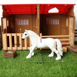 image-SamKaLa Realistic Horse Model - Detailed PVC Animal Figurine for Collectors