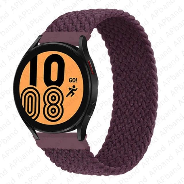 image-I LOVE LUO Braided Solo Loop Band for Samsung & Huawei Watches - 20mm/22mm
