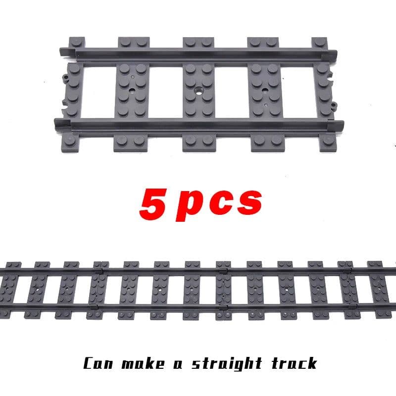 image-Flexible City Train Tracks - Creative DIY Building Block Toy for Kids