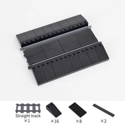 image-Flexible City Train Tracks - Creative DIY Building Block Toy for Kids