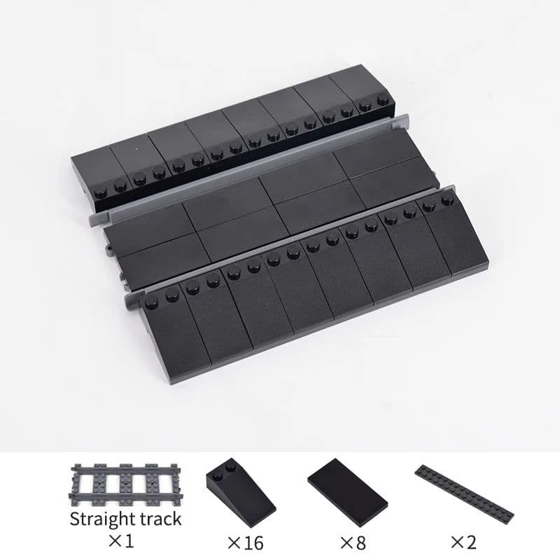 image-Flexible City Train Tracks - Creative DIY Building Block Toy for Kids