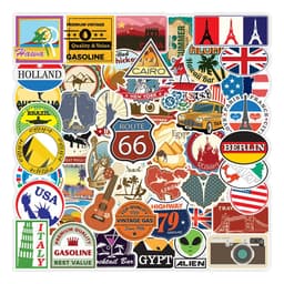 image-Cartoon Graffiti Stickers - Waterproof & Easy to Use for All Smooth Surfaces