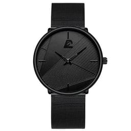 image-DIJANES Quartz Wristwatch with Stainless Steel Mesh Band - Casual Style