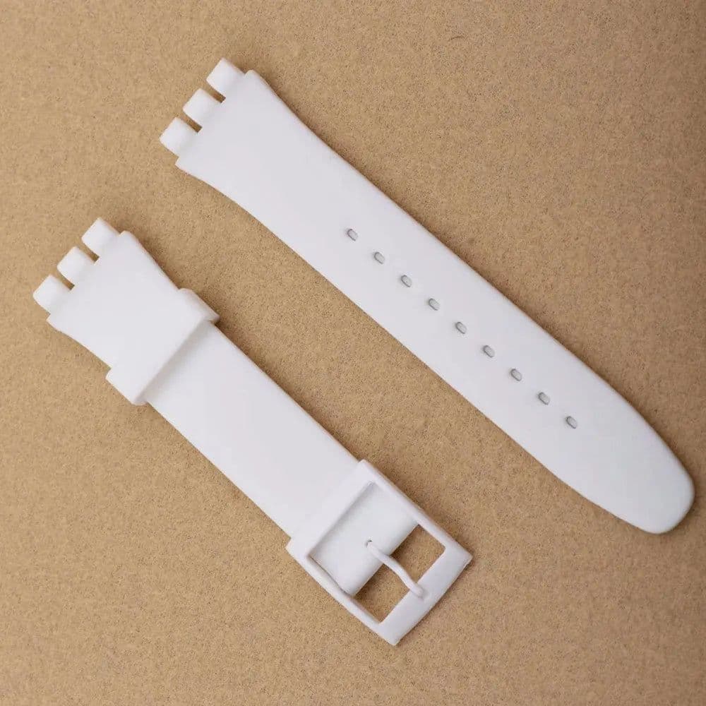 image-UYRBKS Silicone Sports Strap 17mm-20mm for Swatch Watches