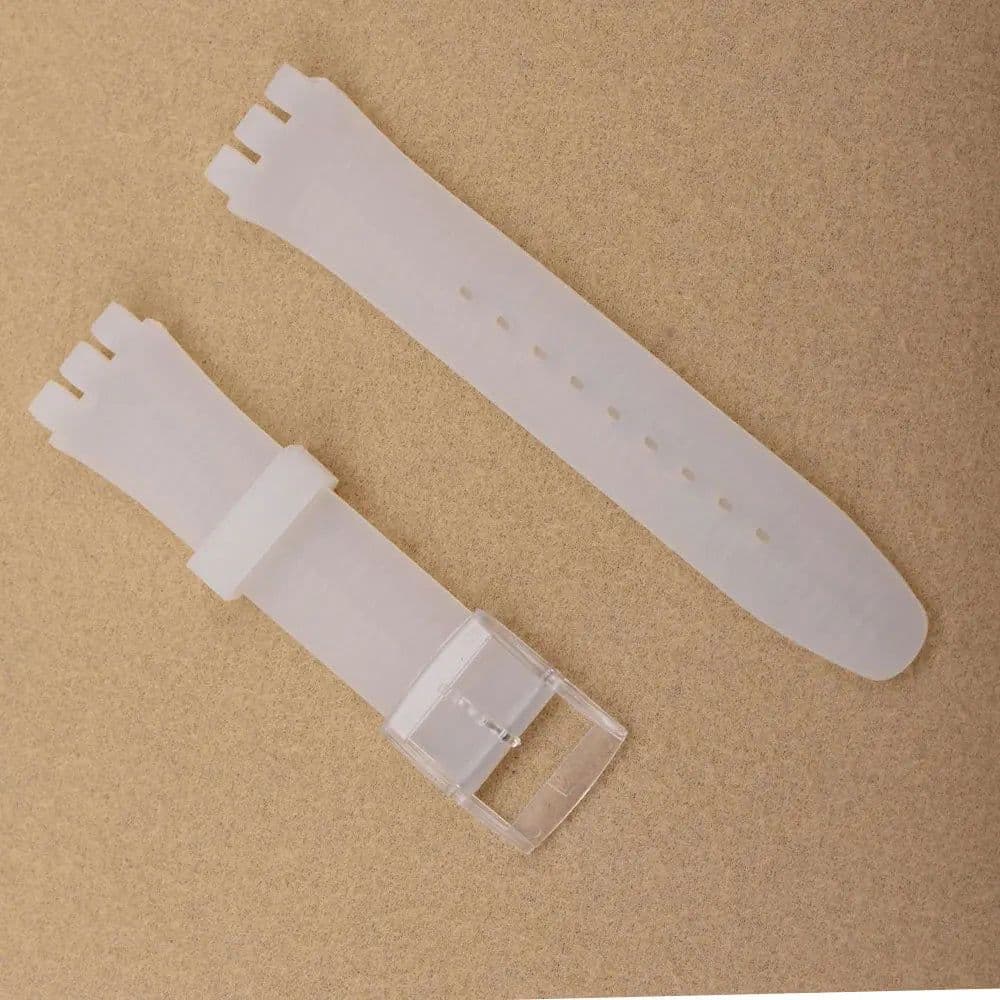 image-UYRBKS Silicone Sports Strap 17mm-20mm for Swatch Watches