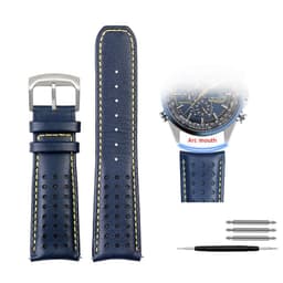 image-Zhuolei Leather Watchband - High Quality Steel Clasp - 19cm Length